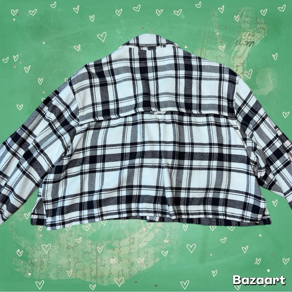 American Eagle Cropped Button Down Top - image 2